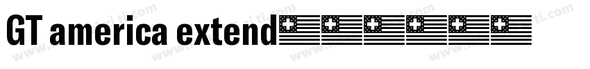 GT america extend字体转换